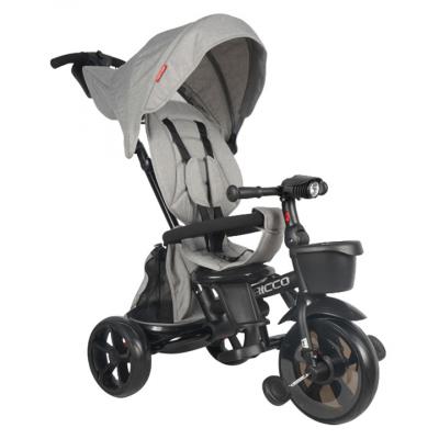 Велосипед 3-х кол Ricco 1/1 grey серый