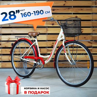 28 Вел-д Foxx Vintage 18''+ корзина МАРКИРОВКА бежевый 179905